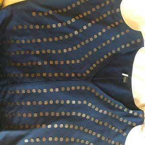 Cold-Shoulder Navy Top from Urban Outfitters